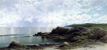 スワローテイル・コーブのビーチサイドの干潮 アルフレッド・トンプソン・ブリチャー Oil Paintings